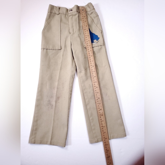 Vintage Sesame Street JC Penney Boys Khaki Pants Cookie Monster Baseball size 5 - Picture 10 of 12